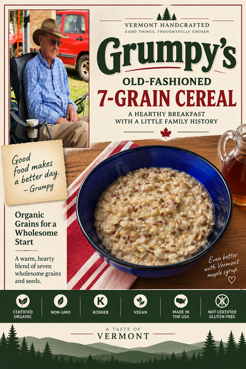 Grumpy’s 7-Grain Breakfast Cereal