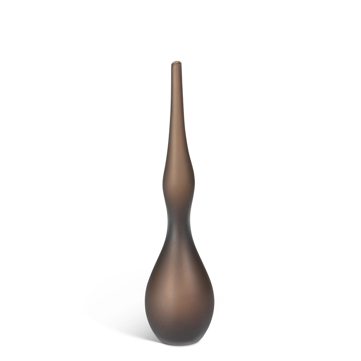 Luca Glass Vase, Coffee, Small style shot 1