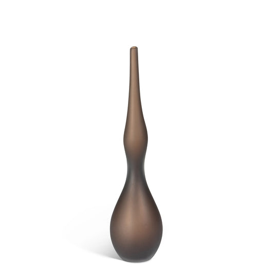 Luca Glass Vase, Coffee, Small style shot 1