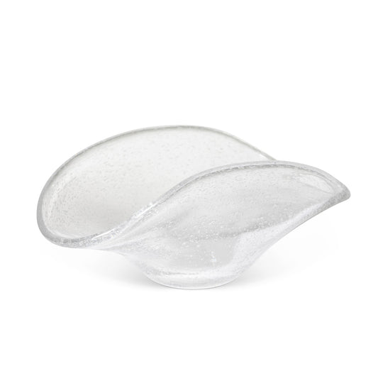Ruffle Glass Bowl, Clear style shot 1