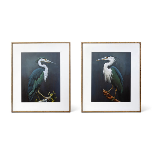 Birds of a Feather Framed Heron Wall Art, 2 Assorted Styles style shot 1