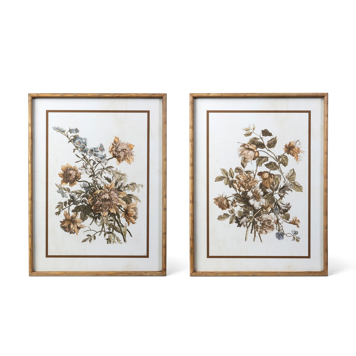 Vintage Floral Framed Wall Art, 2 Assorted Styles style shot 1