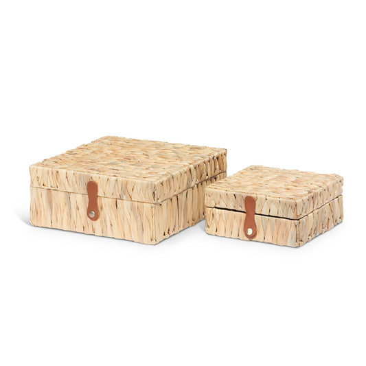 Island Palm Decorative Boxes, Set of 2 style shot 1