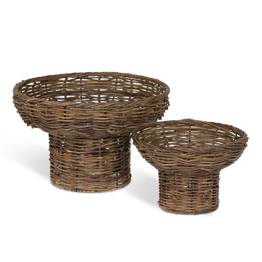 Island Palm Decorative Pedestals, Set of 2 style shot 1