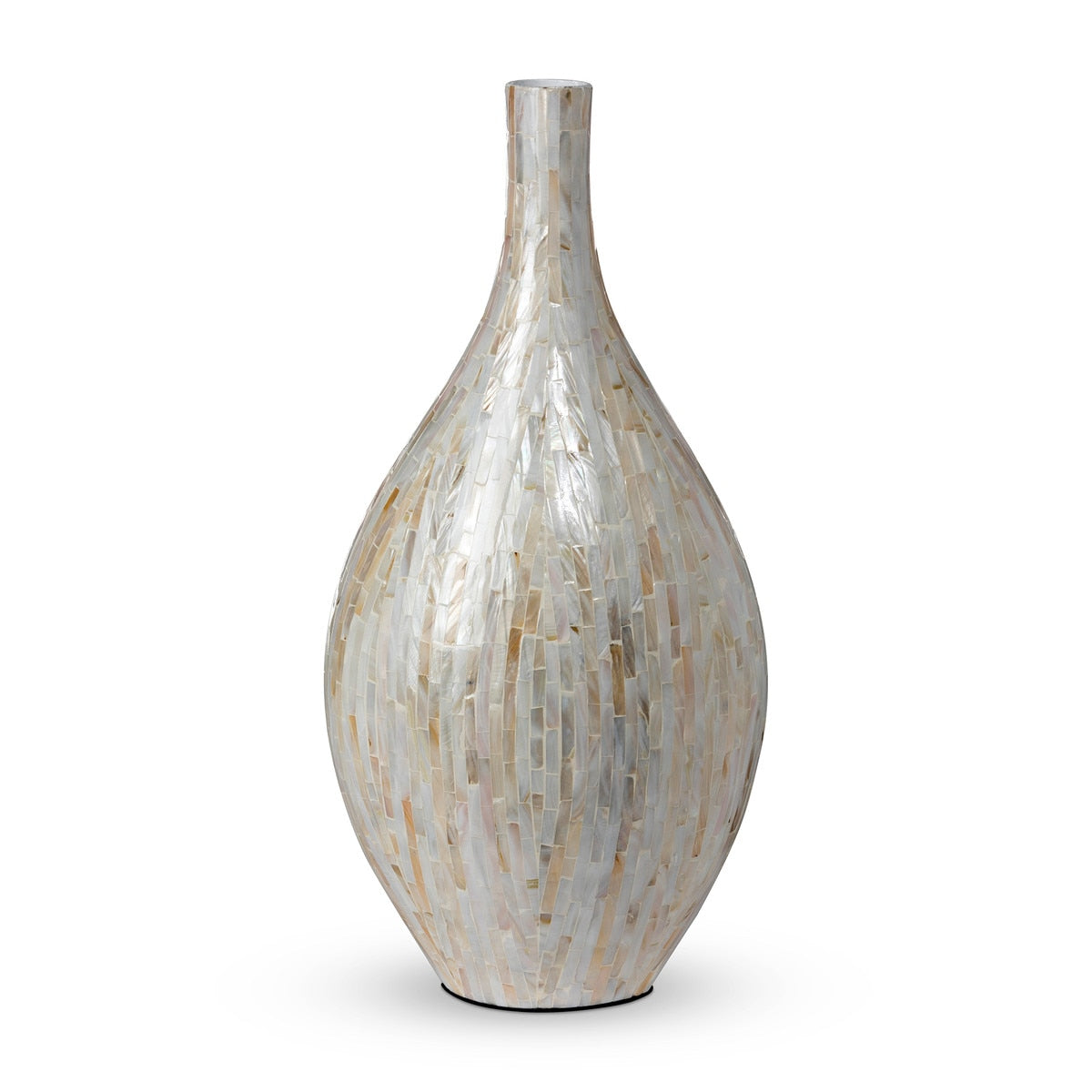 Capraia Coast Mosaic Vessel, Mother of Pearl style shot 1