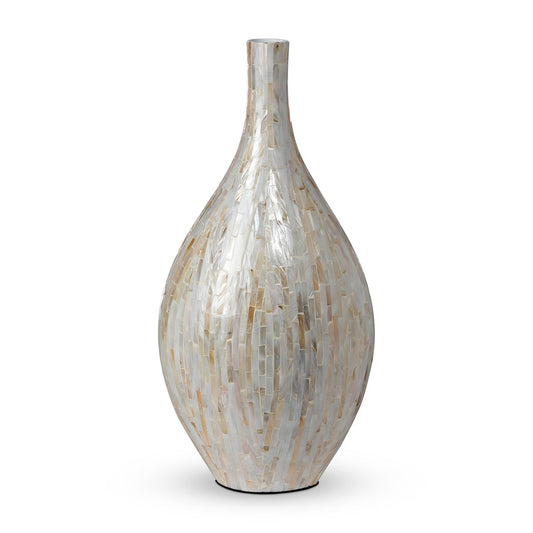 Capraia Coast Mosaic Vessel, Mother of Pearl style shot 1
