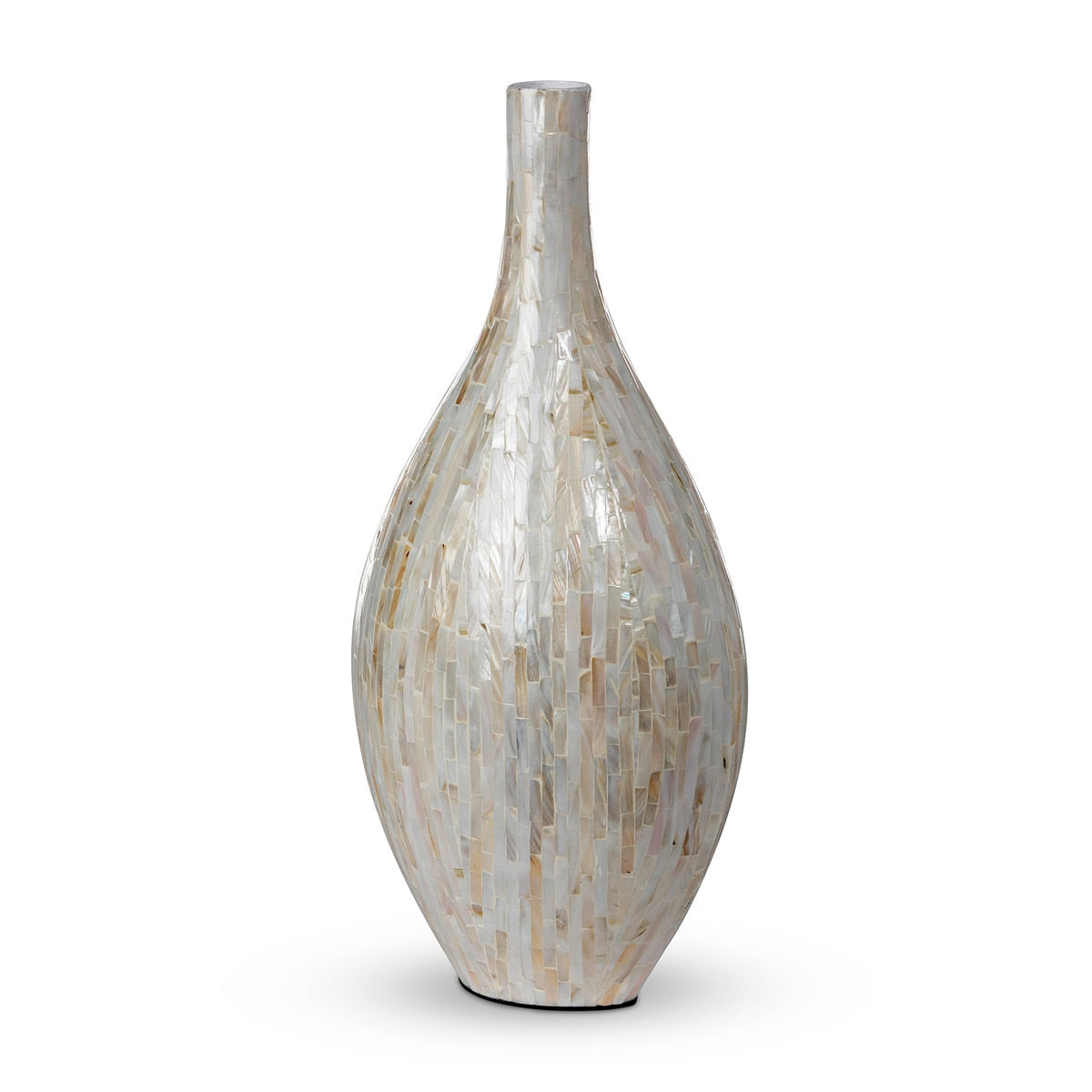 Capraia Coast Mosaic Vessel, Mother of Pearl style shot 2