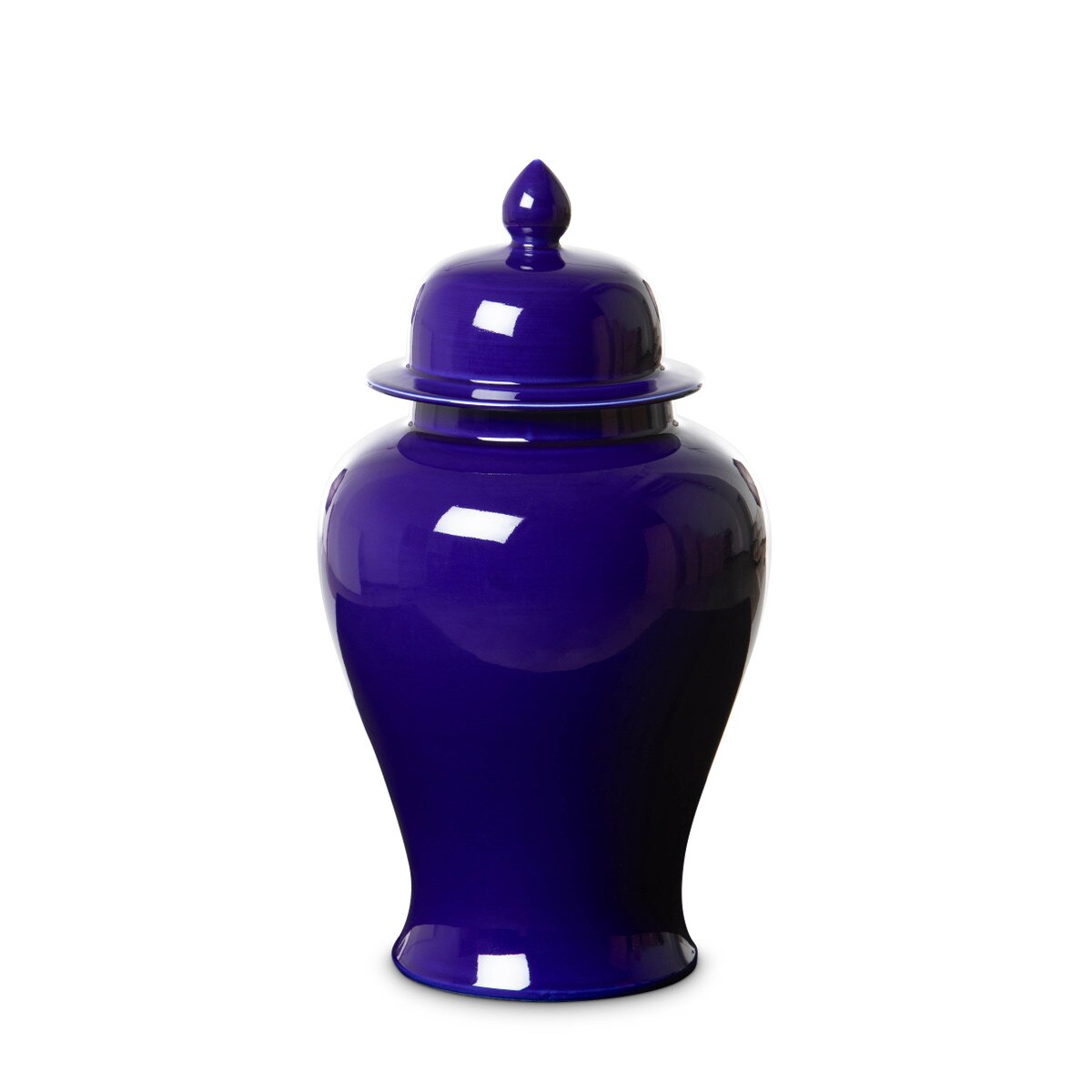 Imperial Ceramic Ginger Jar, Indigo, Small style shot 1