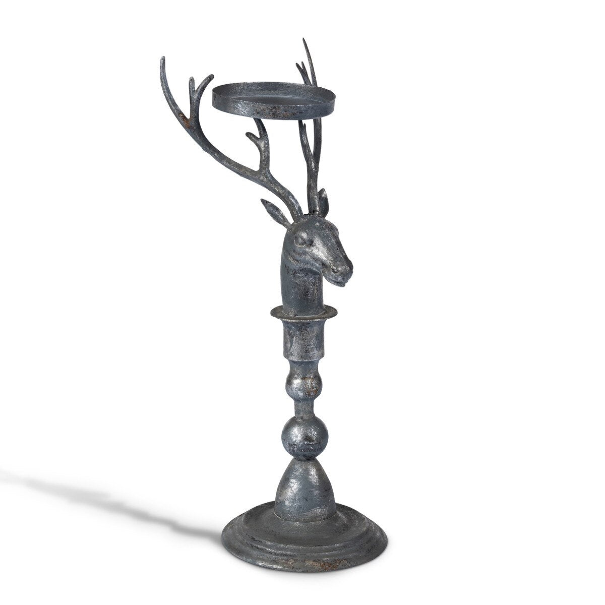Rustic Deer Candle Holder, Large style shot 1