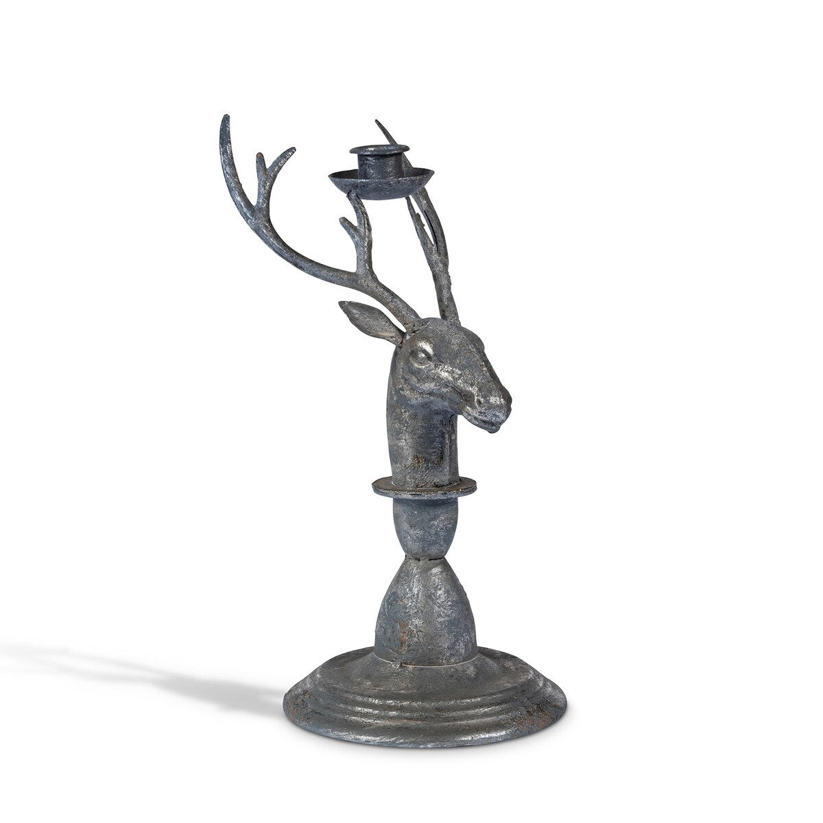 Rustic Deer Candle Holder, Small style shot 1