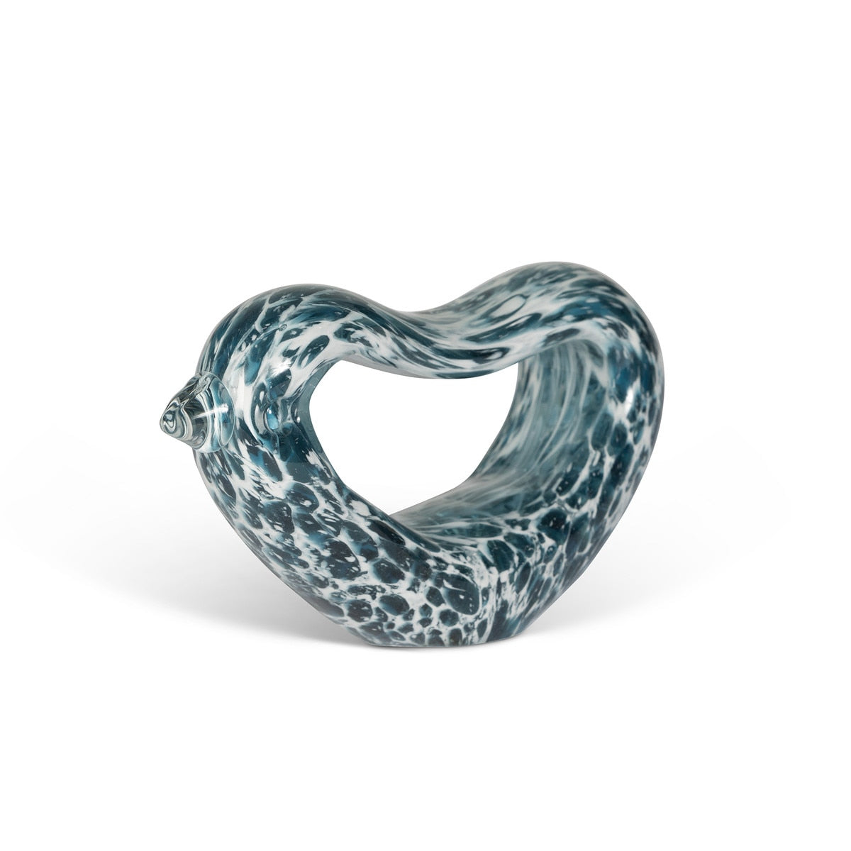 Indigo Glass Bird, Navy Blue, Small style shot 1