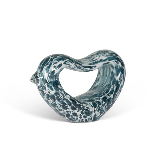 Indigo Glass Bird, Navy Blue, Small style shot 1