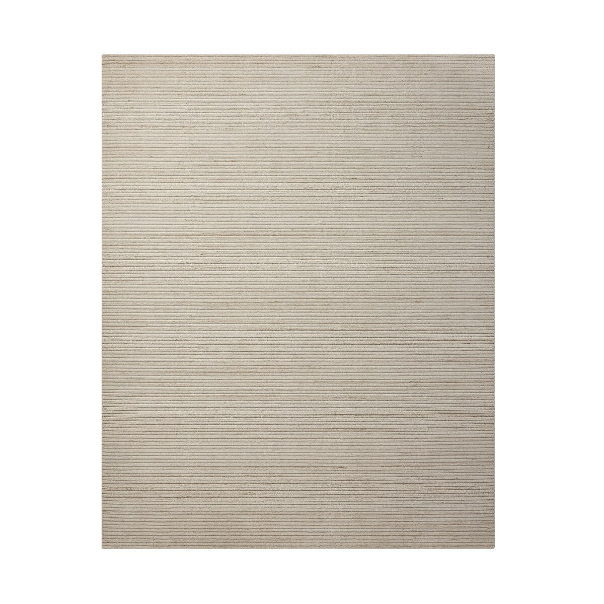 Saint Lucia Seashell White Hand Loomed rug, 7'-9" x 9'-9" style shot 1