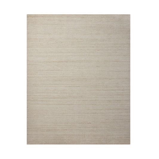 Saint Lucia Seashell White Hand Loomed rug, 7'-9" x 9'-9" style shot 1