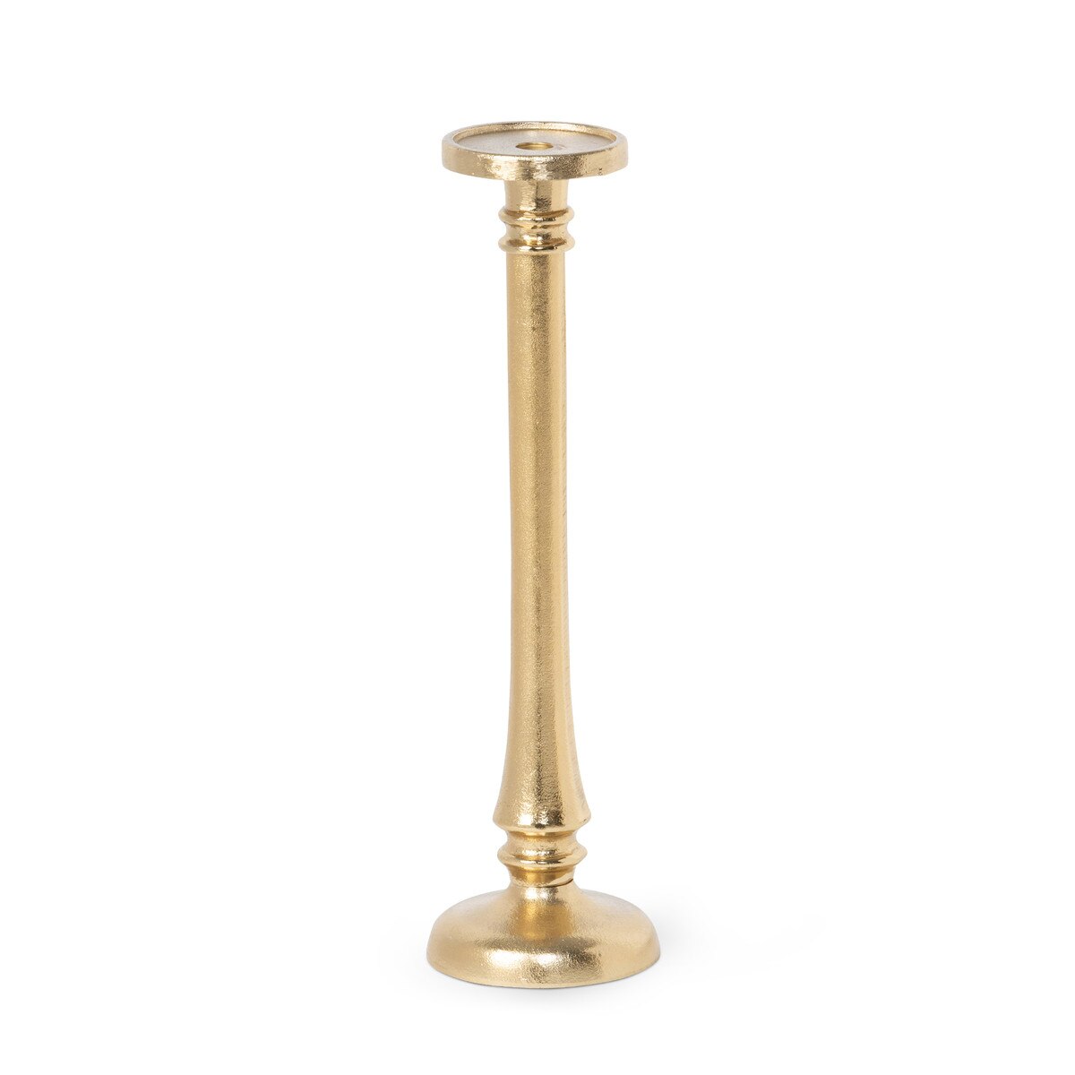 Classic Cast Aluminum Candle Stick, Large style shot 1