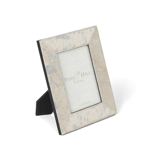 Paint Splattered Hide Photo Frame, Medium style shot 1