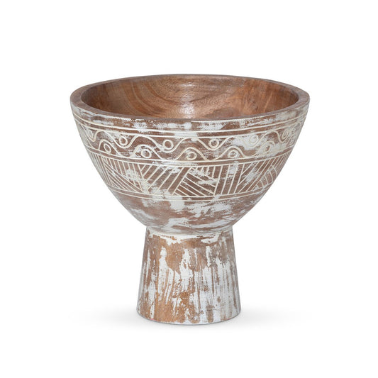 Barstow Carved Wood Decorative Bowl style shot 1