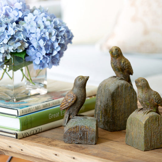 Song Bird Relics, Set of 5, Assorted Sizes