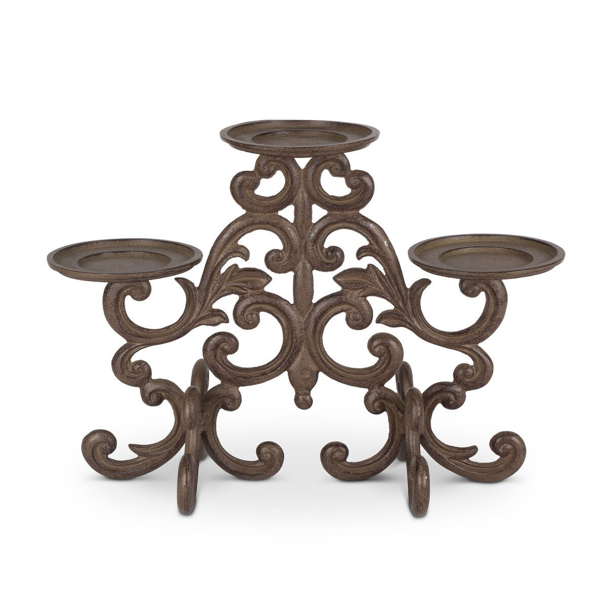 Acanthus Cast Aluminum Pillar Holder style shot 1