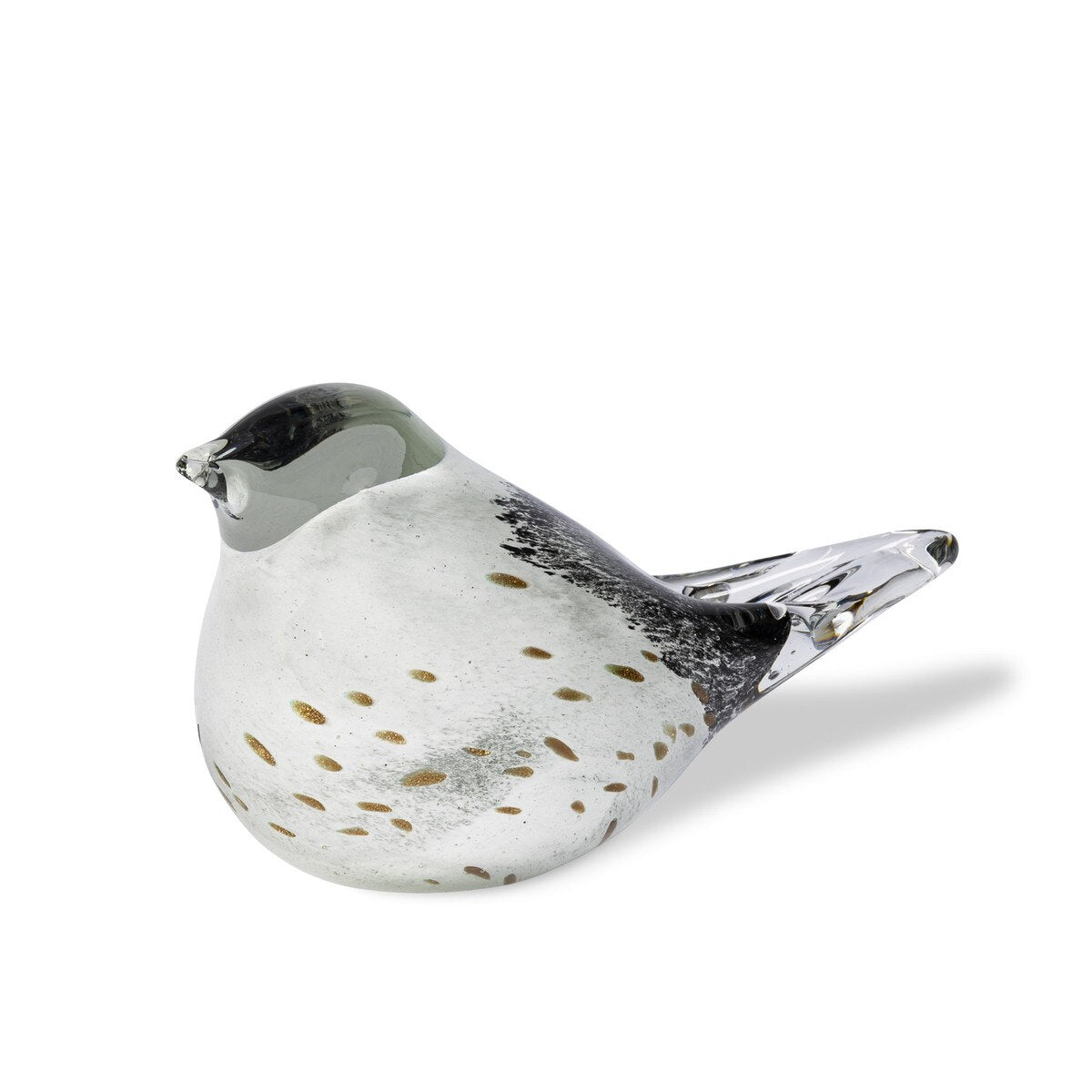 Speckled Blown Glass Mama Bird style shot 1