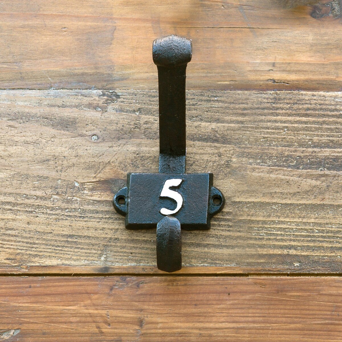 Numbered Wall Hook 5