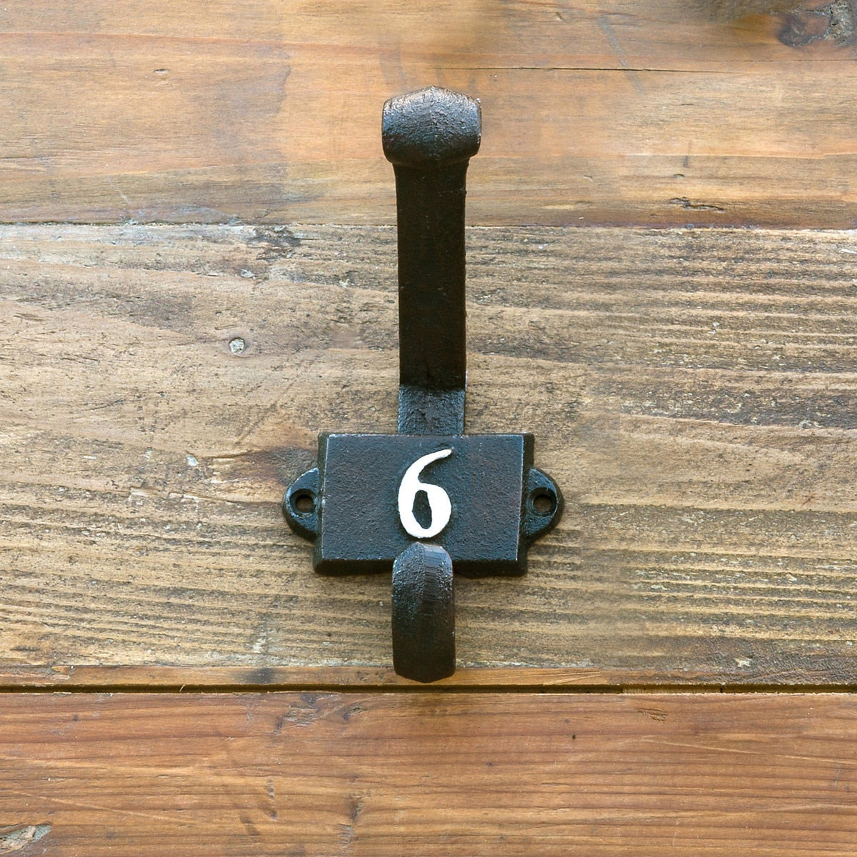 Numbered Wall Hook 6