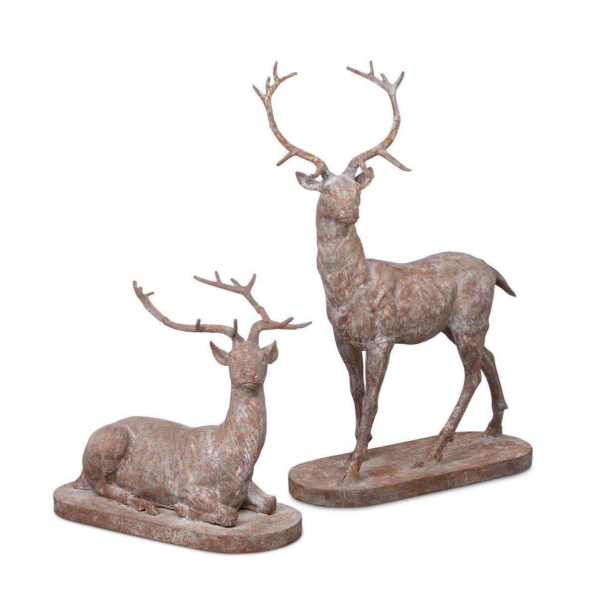 Cast Iron Estate Stags, Set of 2 style shot 1
