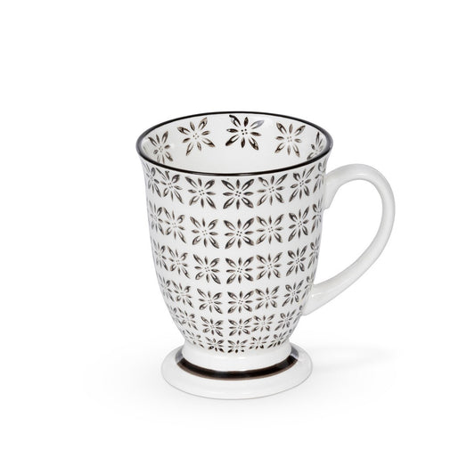 Norden Pattern Footed Mug style shot 1