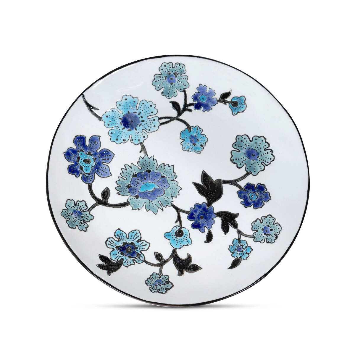 Periwinkle Vine Pattern Dinner Plate style shot 1