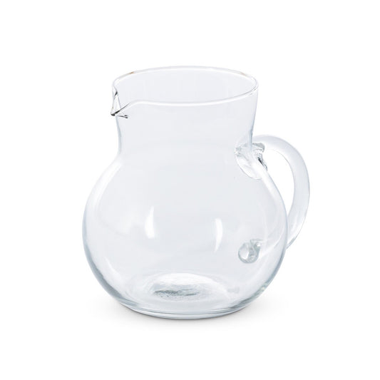 Organic Glass Table Pitcher style shot 1
