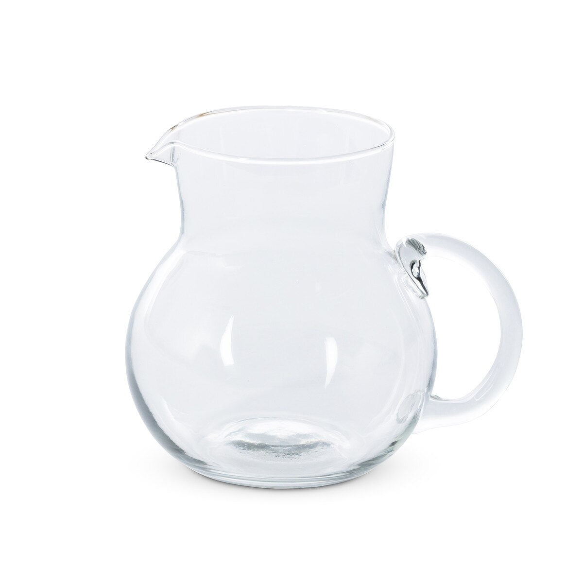 Organic Glass Table Pitcher style shot 2