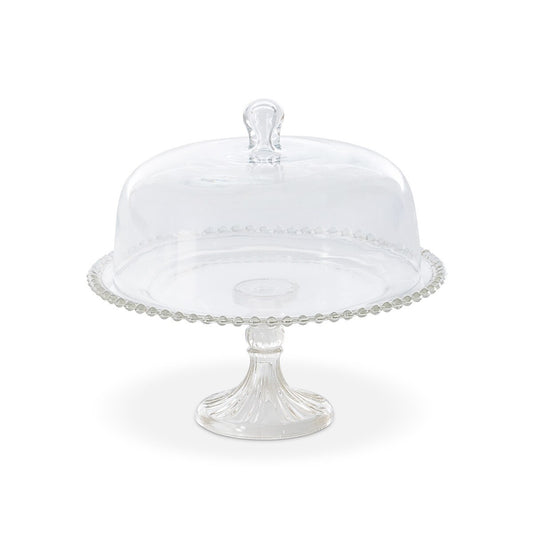 Candlewick Glass Cake Plate with Dome style shot 1
