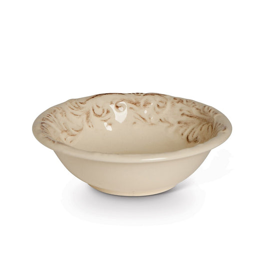 Acanthus Stoneware Salad Bowls, Set of 4 style shot 1