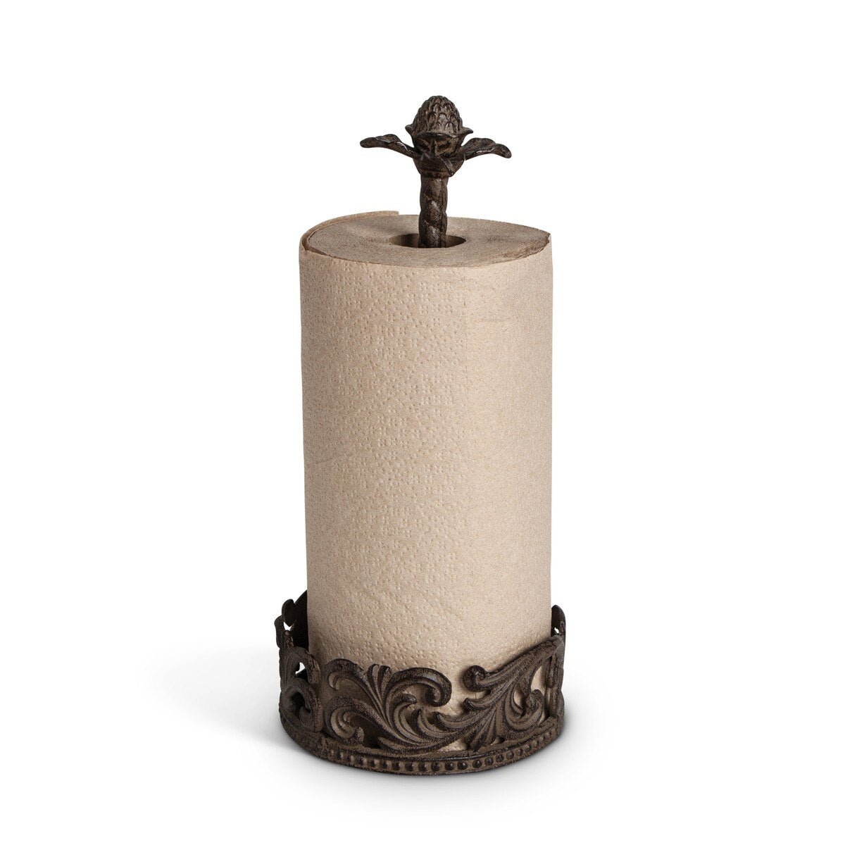 Acanthus Cast Aluminum Paper Towel Holder style shot 2