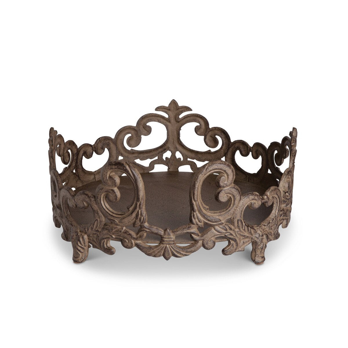 Acanthus Cast Aluminum Dinner Plate Holder style shot 1