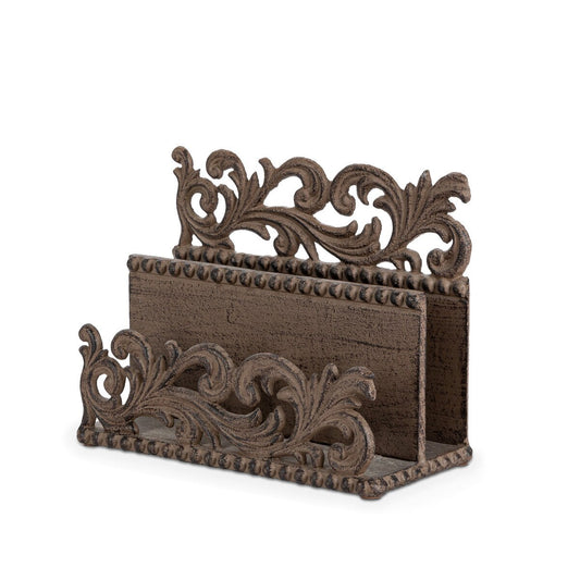 Acanthus Cast Aluminum Letter Holder style shot 1