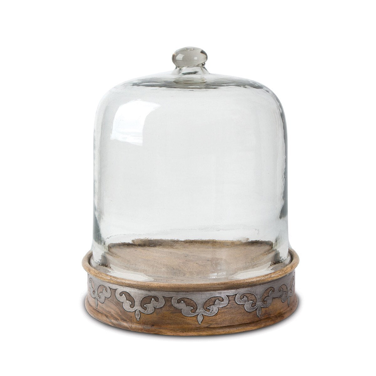 Heritage Inlay Wood Pastry Keeper, 17" style shot 1