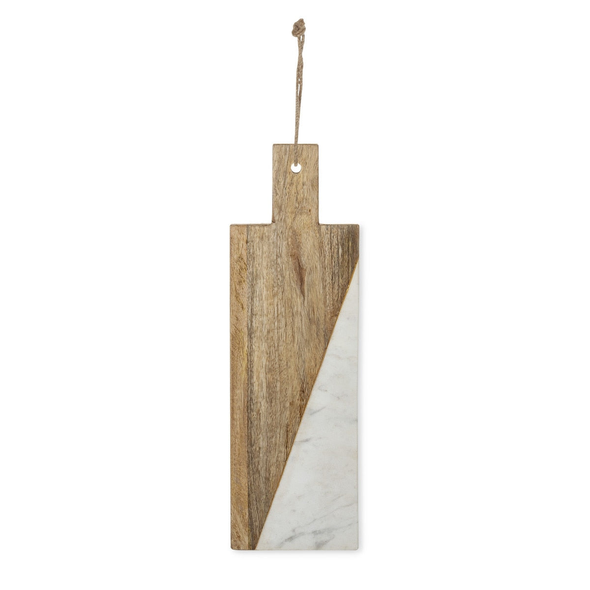 Wood and Marble Cutting Board with Handle style shot 2