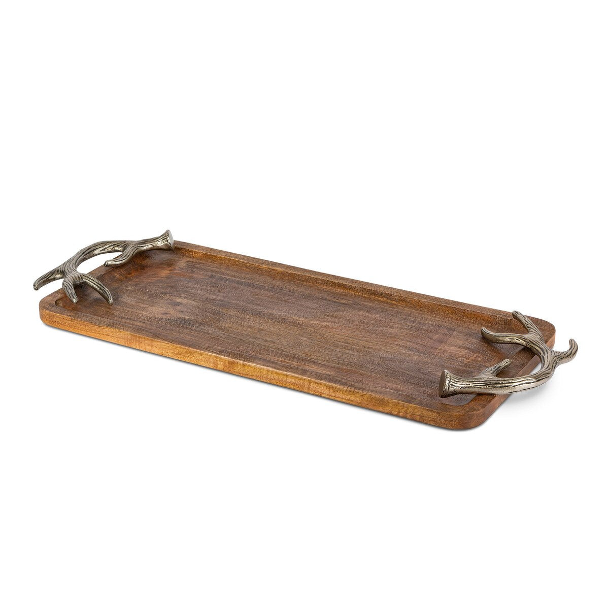 Antler Mango Wood Tray, 26" X 12" style shot 1