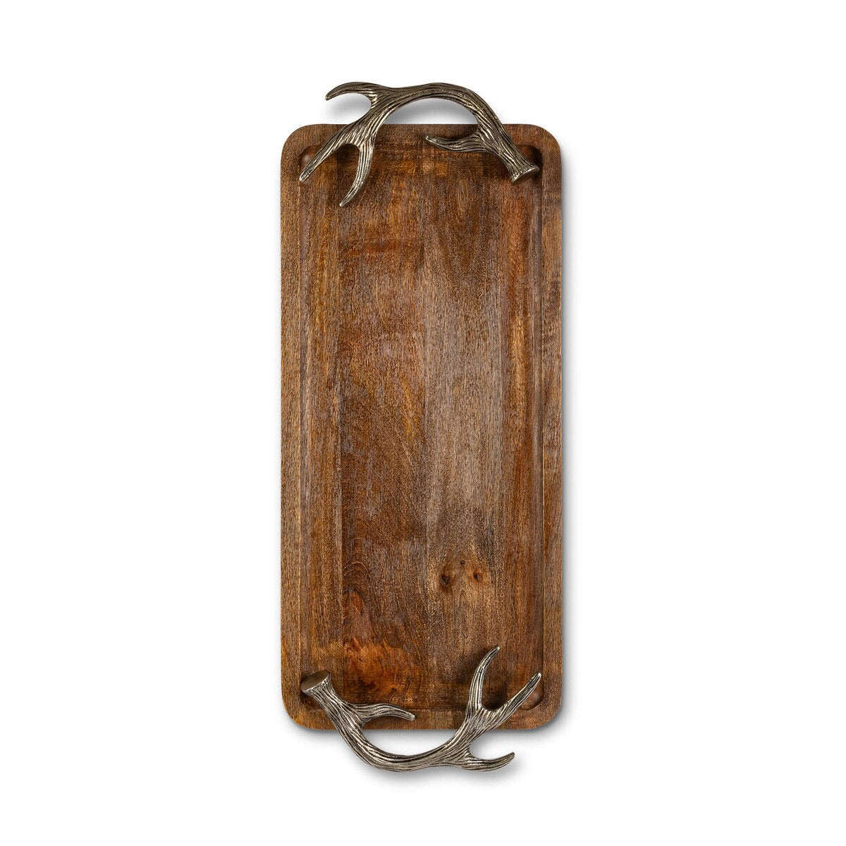 Antler Mango Wood Tray, 26" X 12" style shot 2