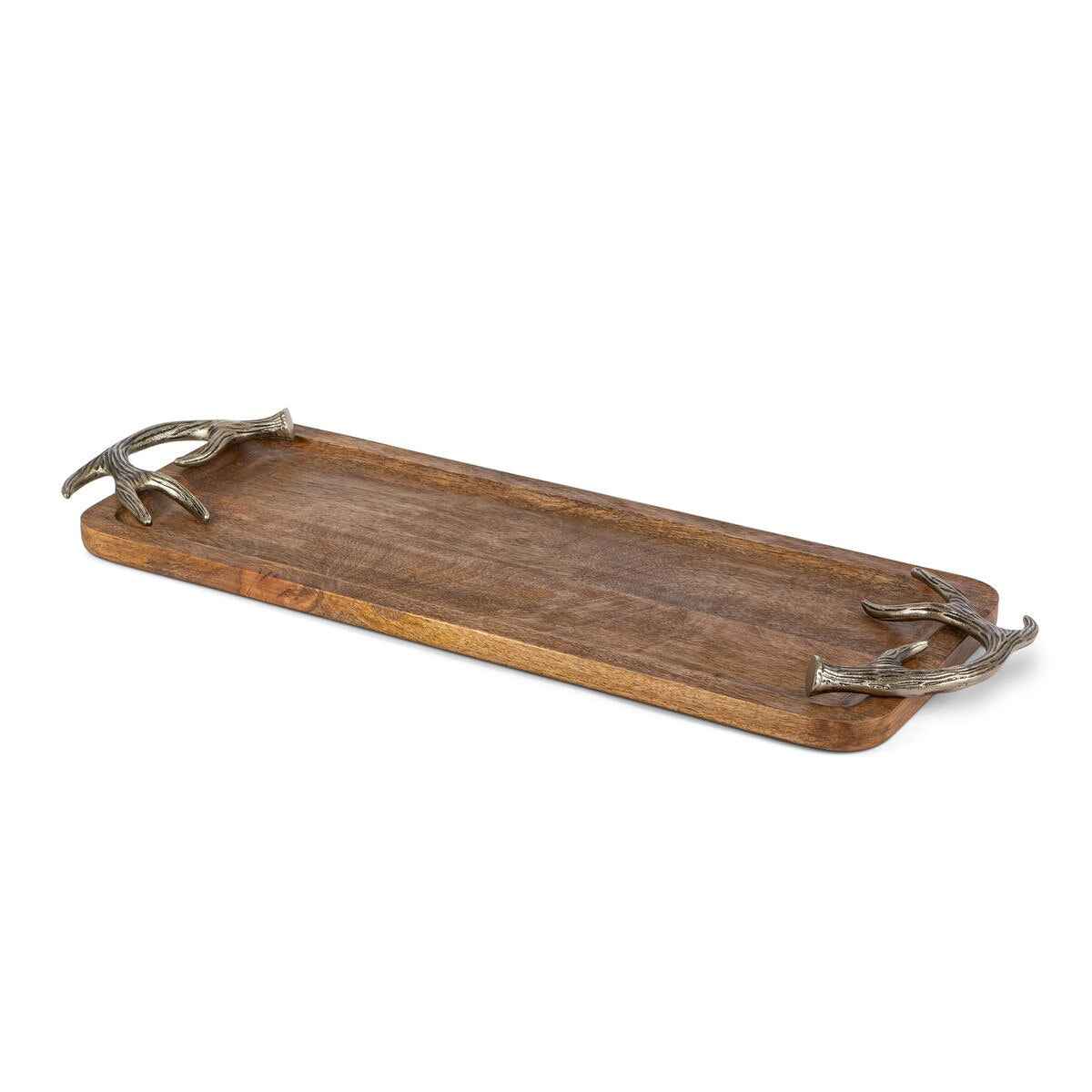 Antler Mango Wood Tray, 26" X 10" style shot 1