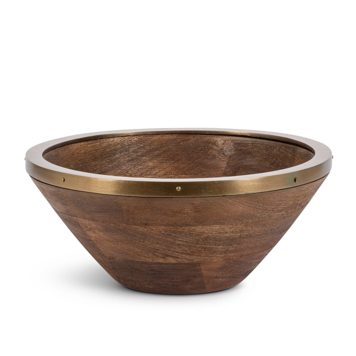 Mango Wood Serving Bowls, Set of 2 style shot 2