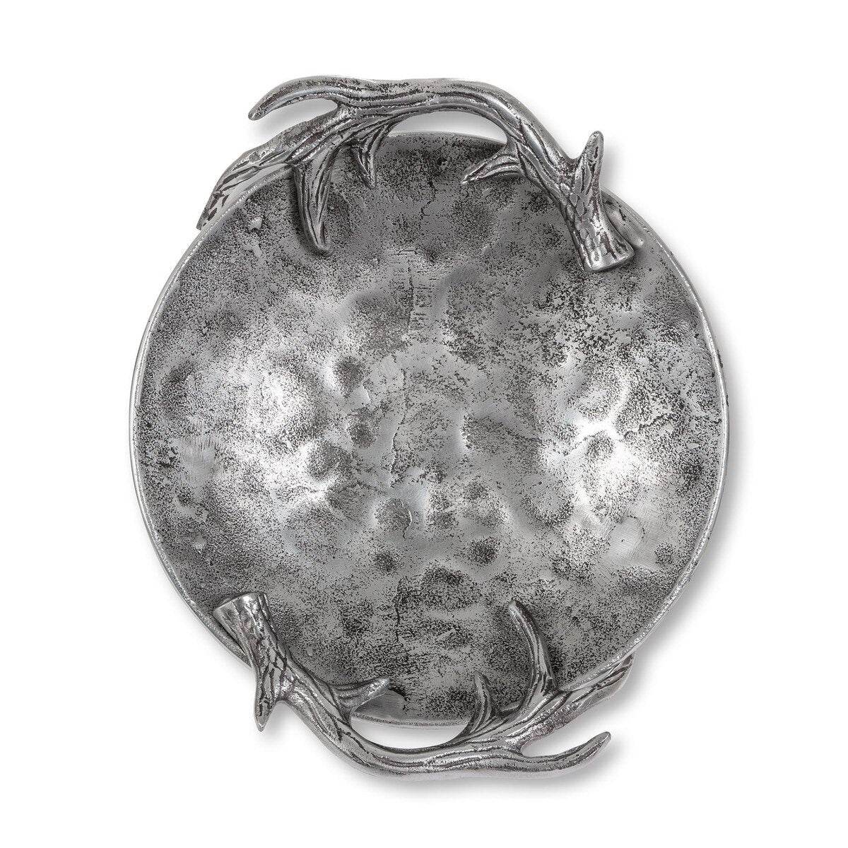 Cast Aluminum Hammered Round Bowl style shot 2