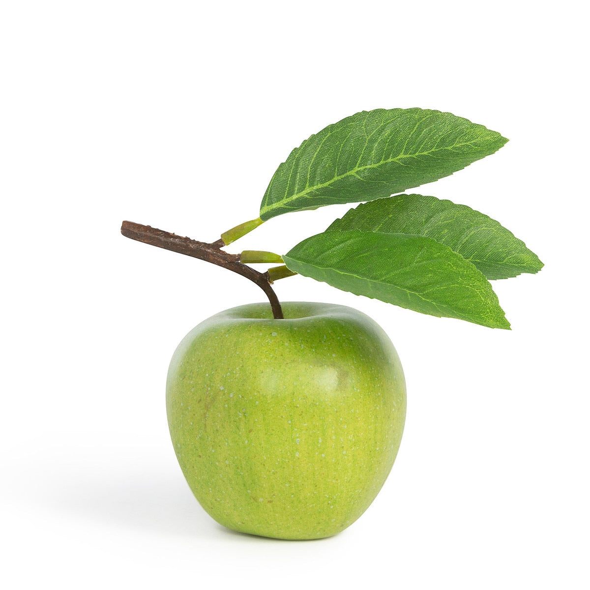 Apple with Leaf, Green