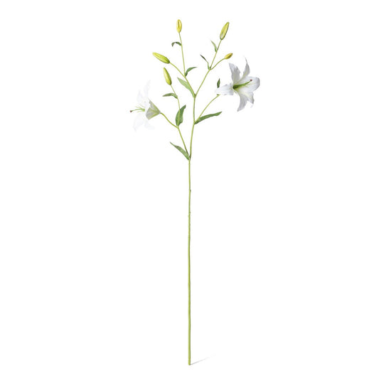 Oriental Lily Stem, White style shot 1