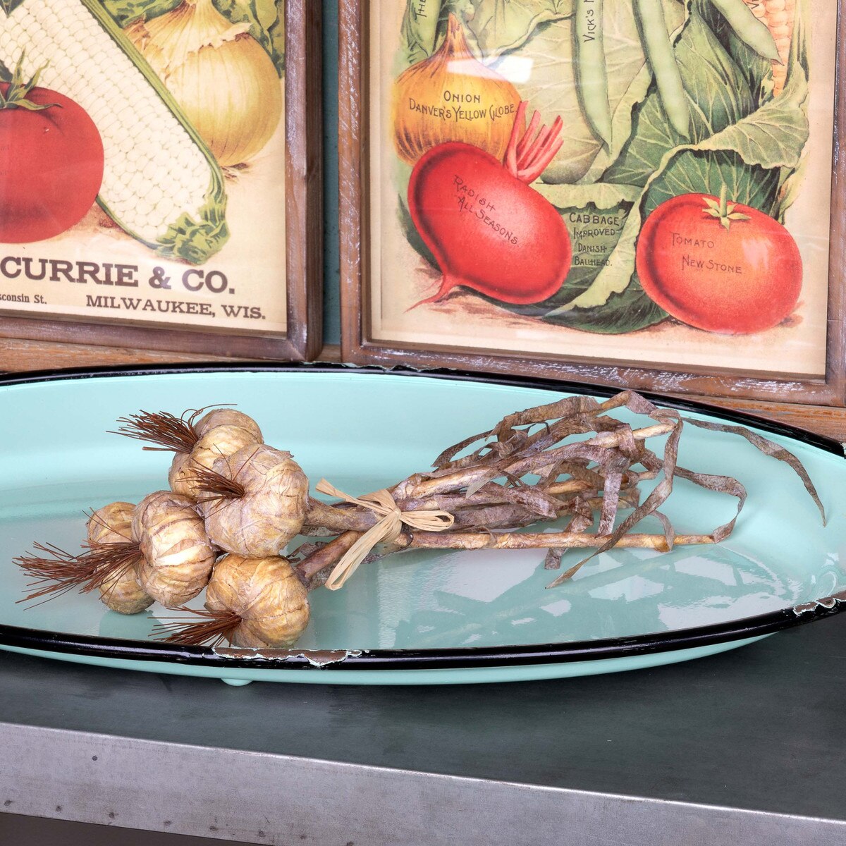 Dried Garlic, Bundle of 5