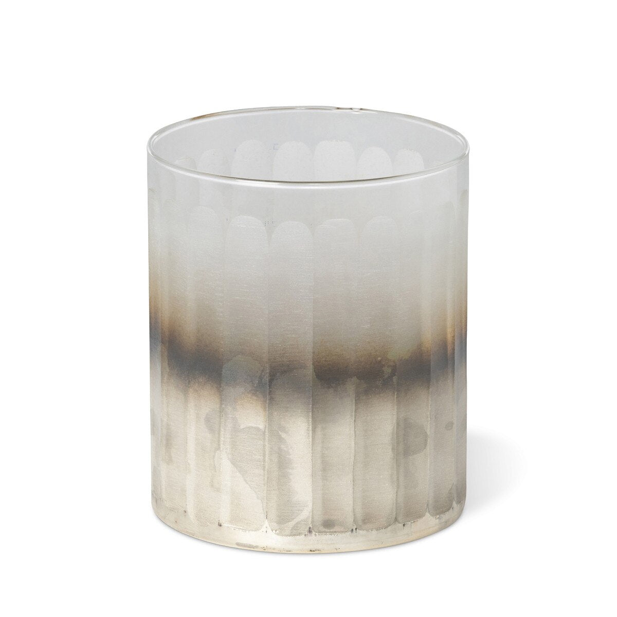 Mica Engraved Glass Hurricane, Large style shot 1