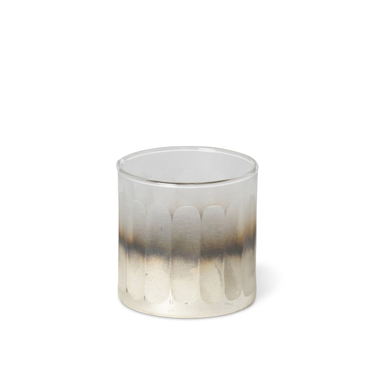 Mica Engraved Glass Votive Holder style shot 1