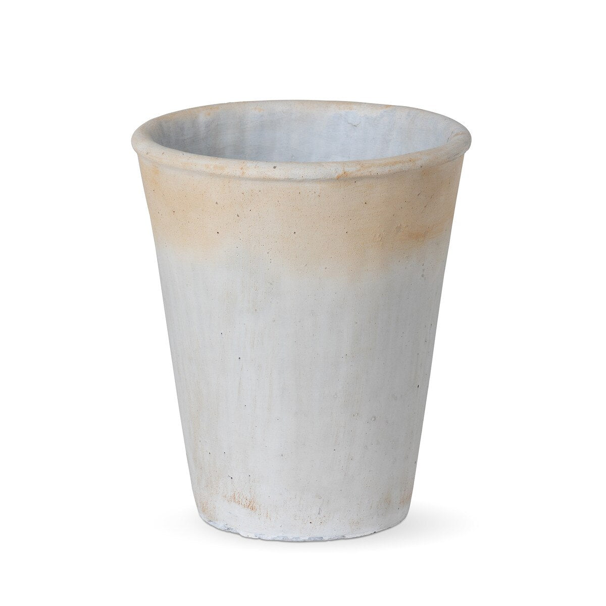 Distressed Concrete Tall Planter, Medium style shot 1