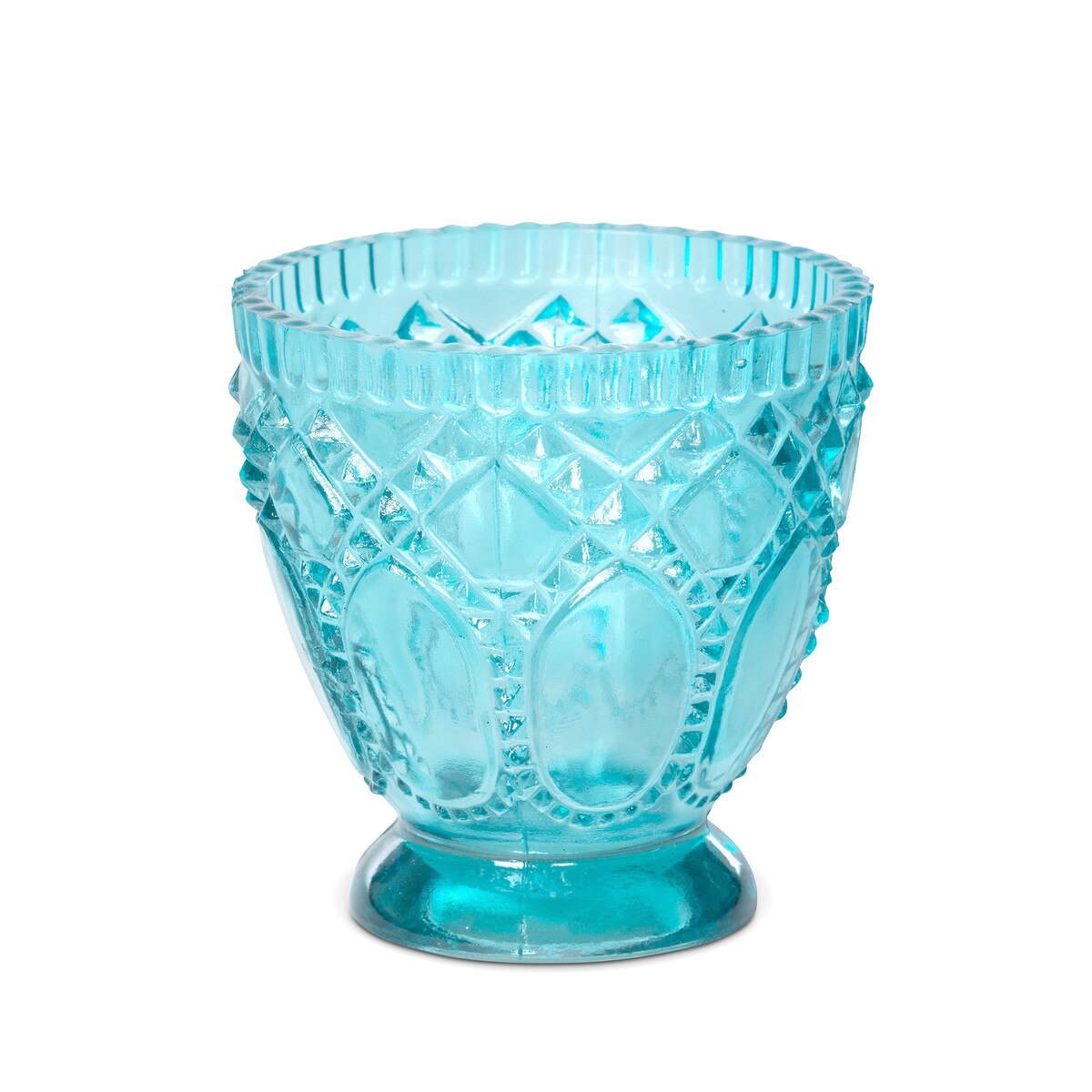 Zoe Pressed Glass Votive Holder style shot 1